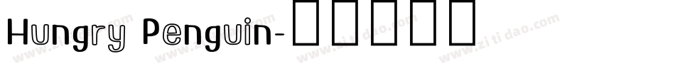 Hungry Penguin字体转换